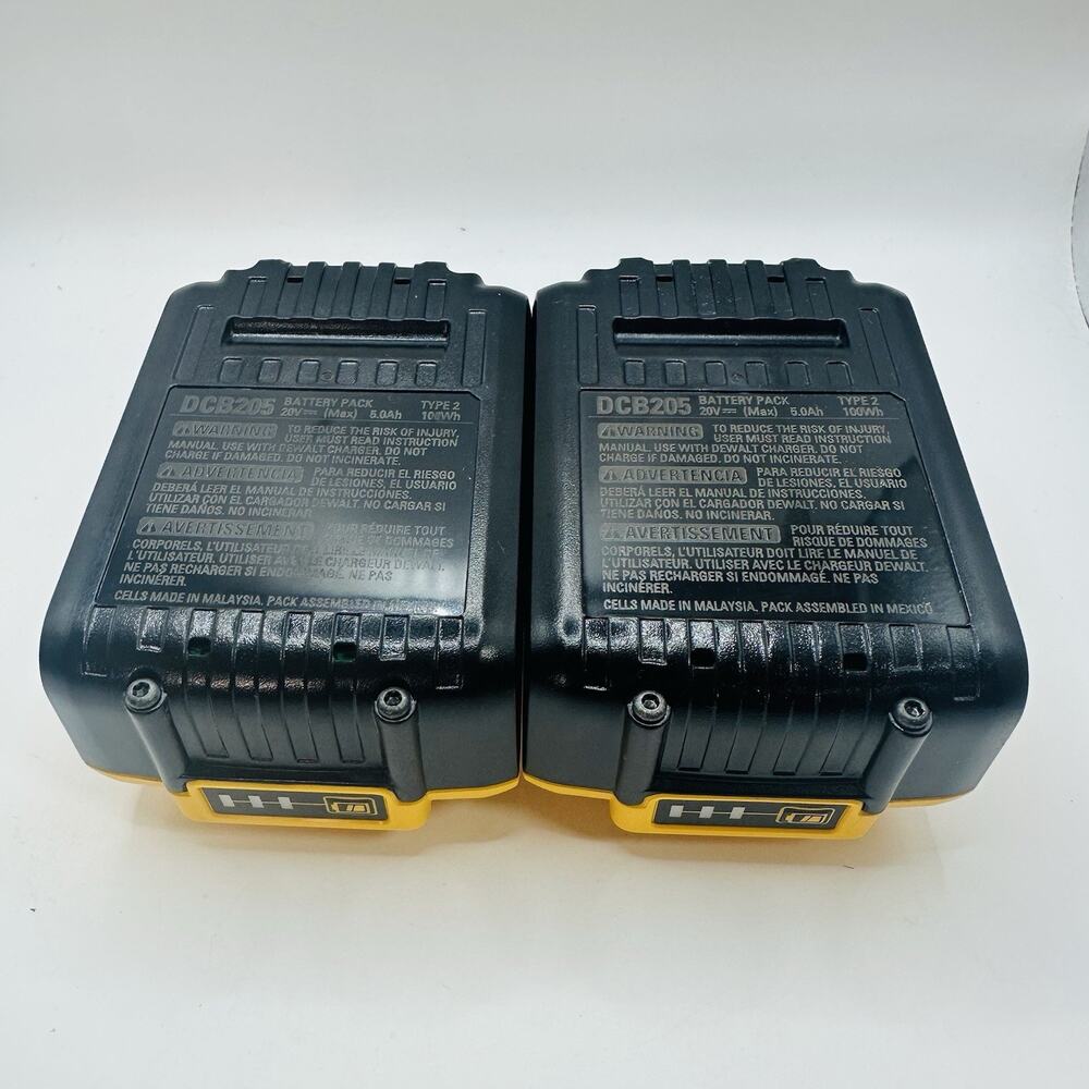 DEWALT DCB205-2 20V MAX Premium Lithium-Ion 5.0Ah Battery 2-Pack | Date 2026 - Picture 5 of 5